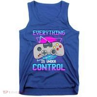 Everything Is Under Control Retro Computer Gamer Gift Tank Top thumb 0