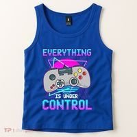Everything Is Under Control Retro Computer Gamer Gift Tank Top thumb 2