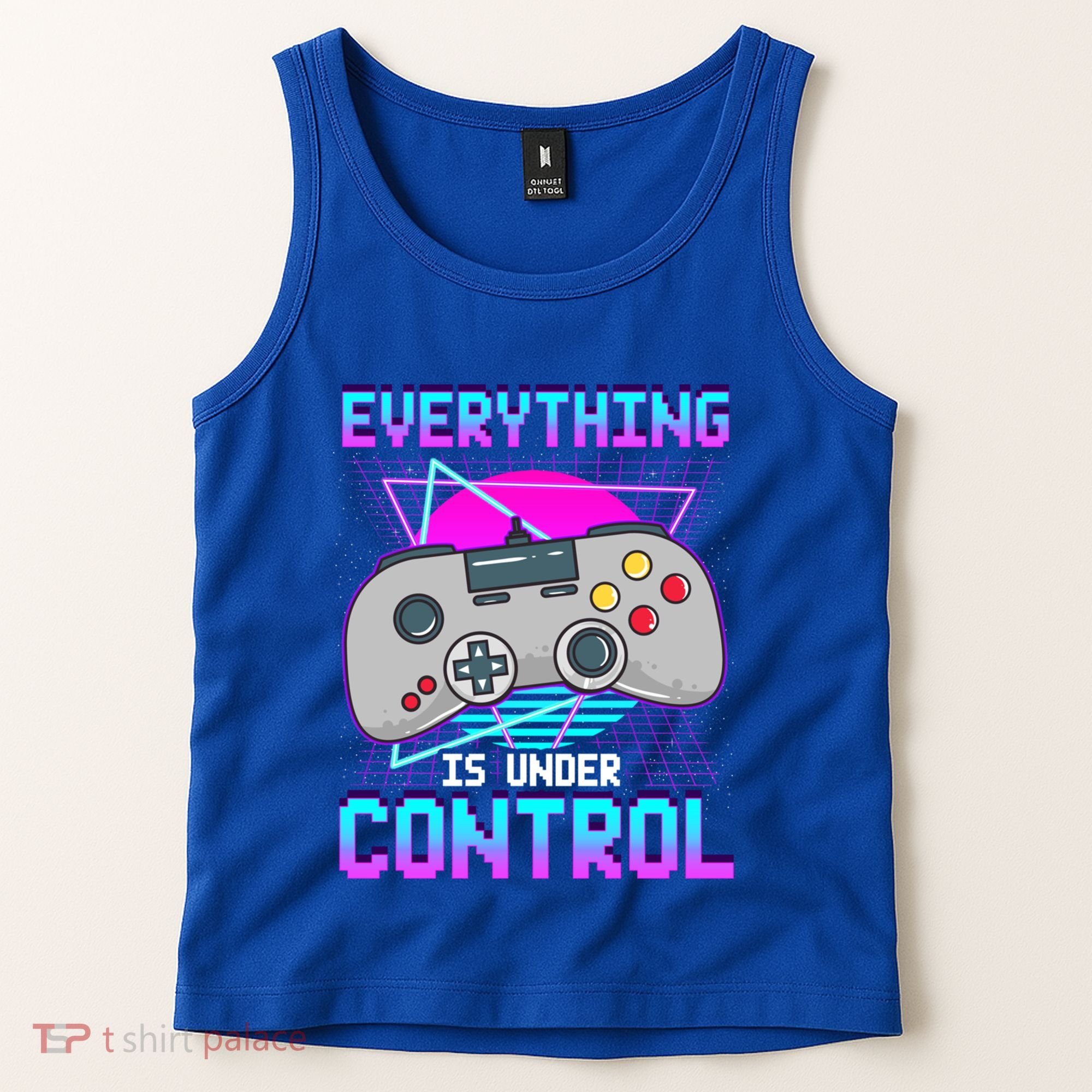 Everything Is Under Control Retro Computer Gamer Gift Tank Top