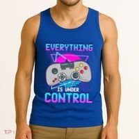Everything Is Under Control Retro Computer Gamer Gift Tank Top thumb 3