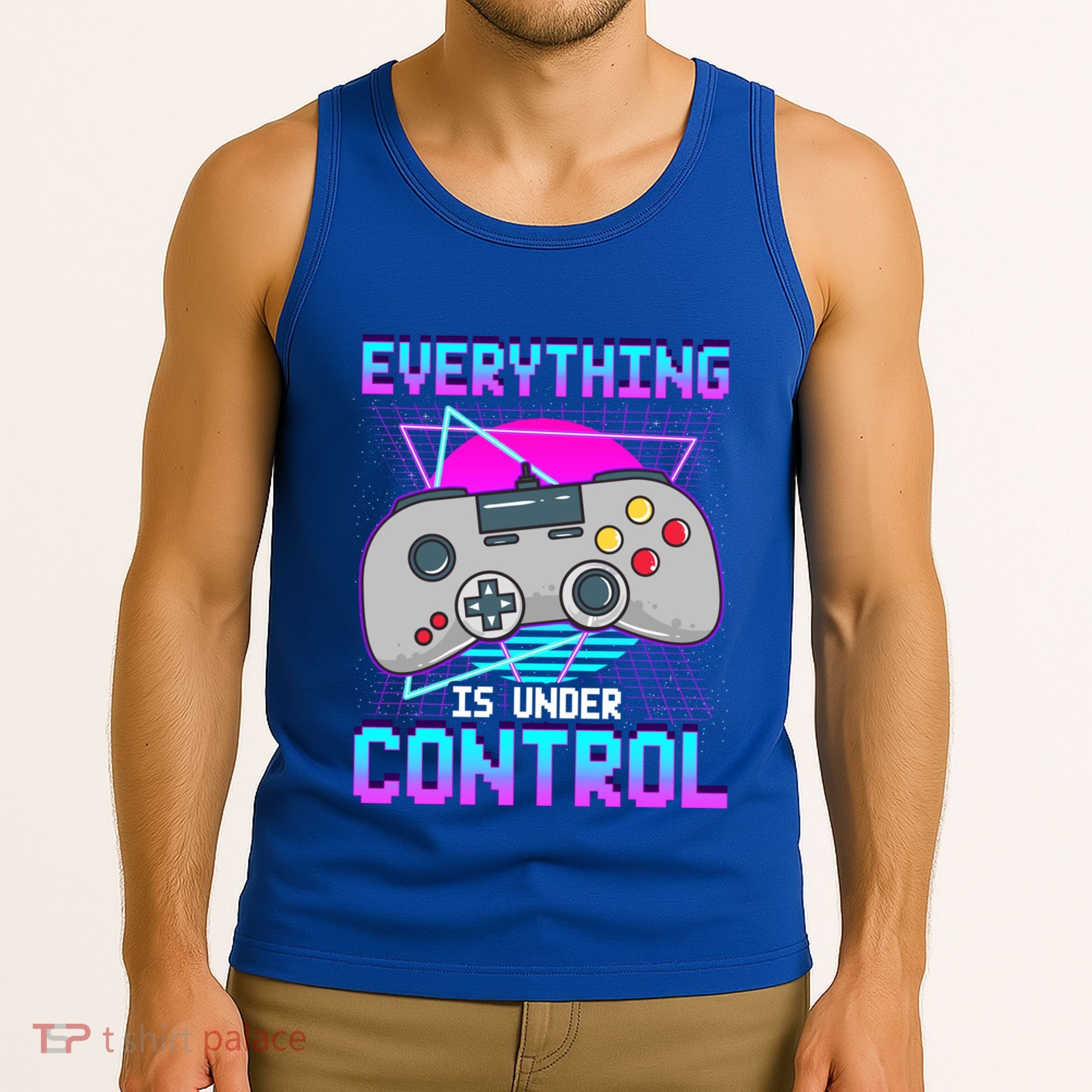 Everything Is Under Control Retro Computer Gamer Gift Tank Top