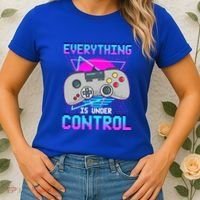 Everything Is Under Control Retro Computer Gamer Gift Women's T-Shirt thumb 2