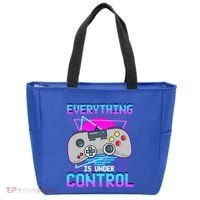 Everything Is Under Control Retro Computer Gamer Gift Tote Bag thumb 0