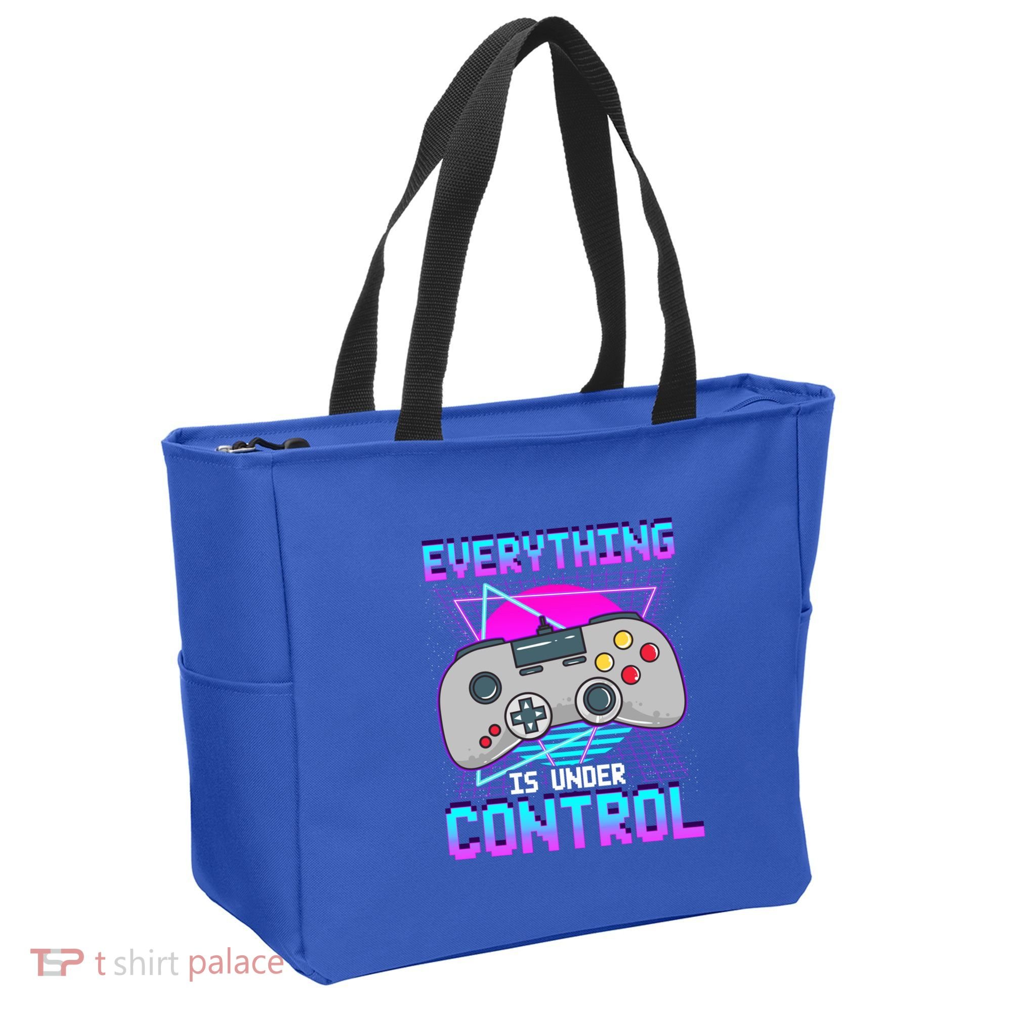 Everything Is Under Control Retro Computer Gamer Gift Tote Bag