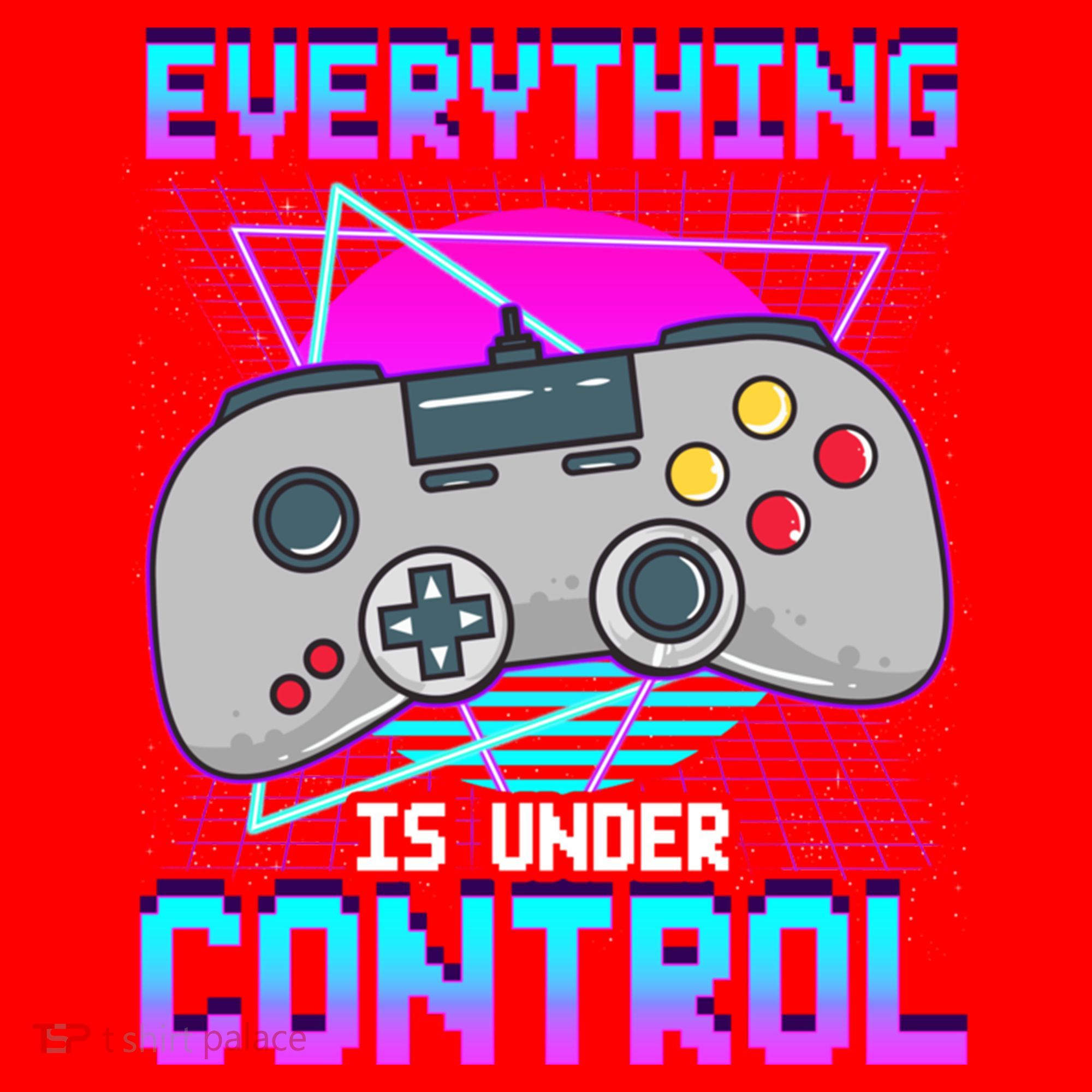 Everything Is Under Control Retro Computer Gamer Gift Santa Hat