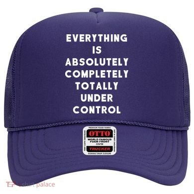 Everything Is Under Control Funny Sayings Hat