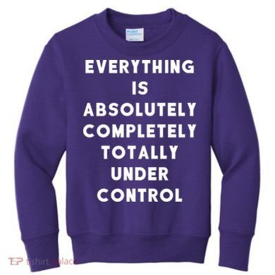 Everything Is Under Control Funny Sayings Kids Sweatshirt