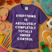 Everything Is Under Control Funny Sayings Kids T-Shirt thumb 3