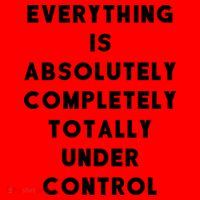 Everything Is Under Control Funny Sayings Santa Hat thumb 1