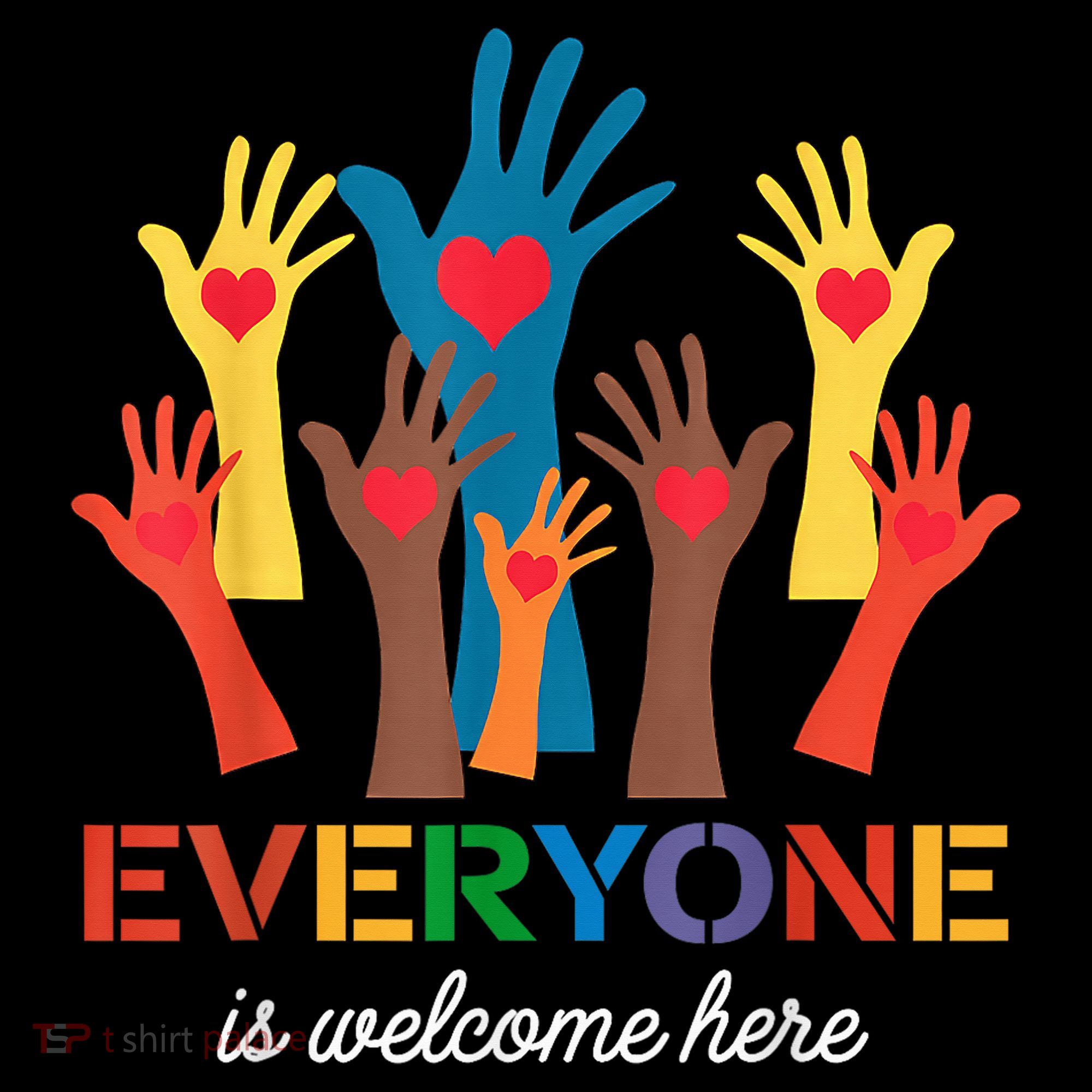 Everyone Is Welcome Here Idaho Teacher Coffee Mug