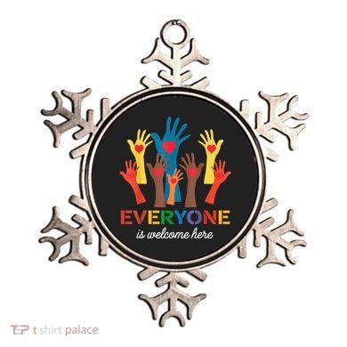 Everyone Is Welcome Here Idaho Teacher Ornament