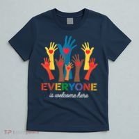 Everyone Is Welcome Here Idaho Teacher T-Shirt thumb 5