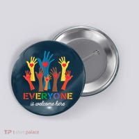 Everyone Is Welcome Here Idaho Teacher Button thumb 0