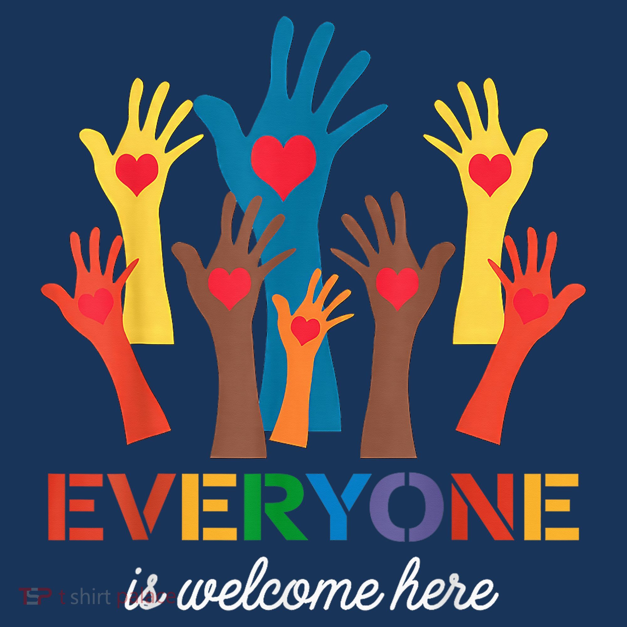 Everyone Is Welcome Here Idaho Teacher Coaster