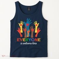 Everyone Is Welcome Here Idaho Teacher Tank Top thumb 2