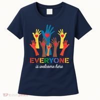 Everyone Is Welcome Here Idaho Teacher Women's T-Shirt thumb 0