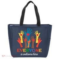 Everyone Is Welcome Here Idaho Teacher Tote Bag thumb 0