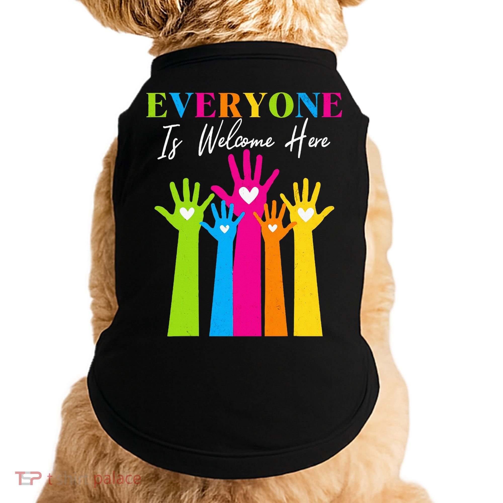 Everyone Is Welcome Here Idaho Teacher  Doggie Tank