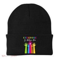 Everyone Is Welcome Here Idaho Teacher  Beanie thumb 0