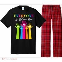 Everyone Is Welcome Here Idaho Teacher  Pajama Set thumb 0