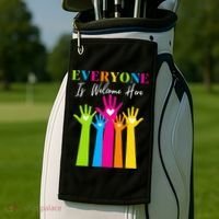 Everyone Is Welcome Here Idaho Teacher  Golf Towel thumb 2