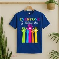 Everyone Is Welcome Here Idaho Teacher  T-Shirt thumb 2