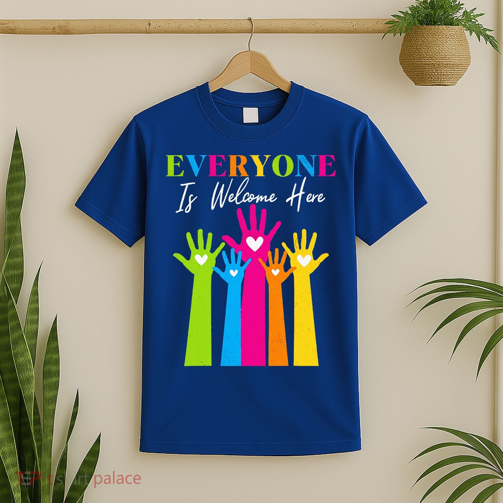 Everyone Is Welcome Here Idaho Teacher  T-Shirt