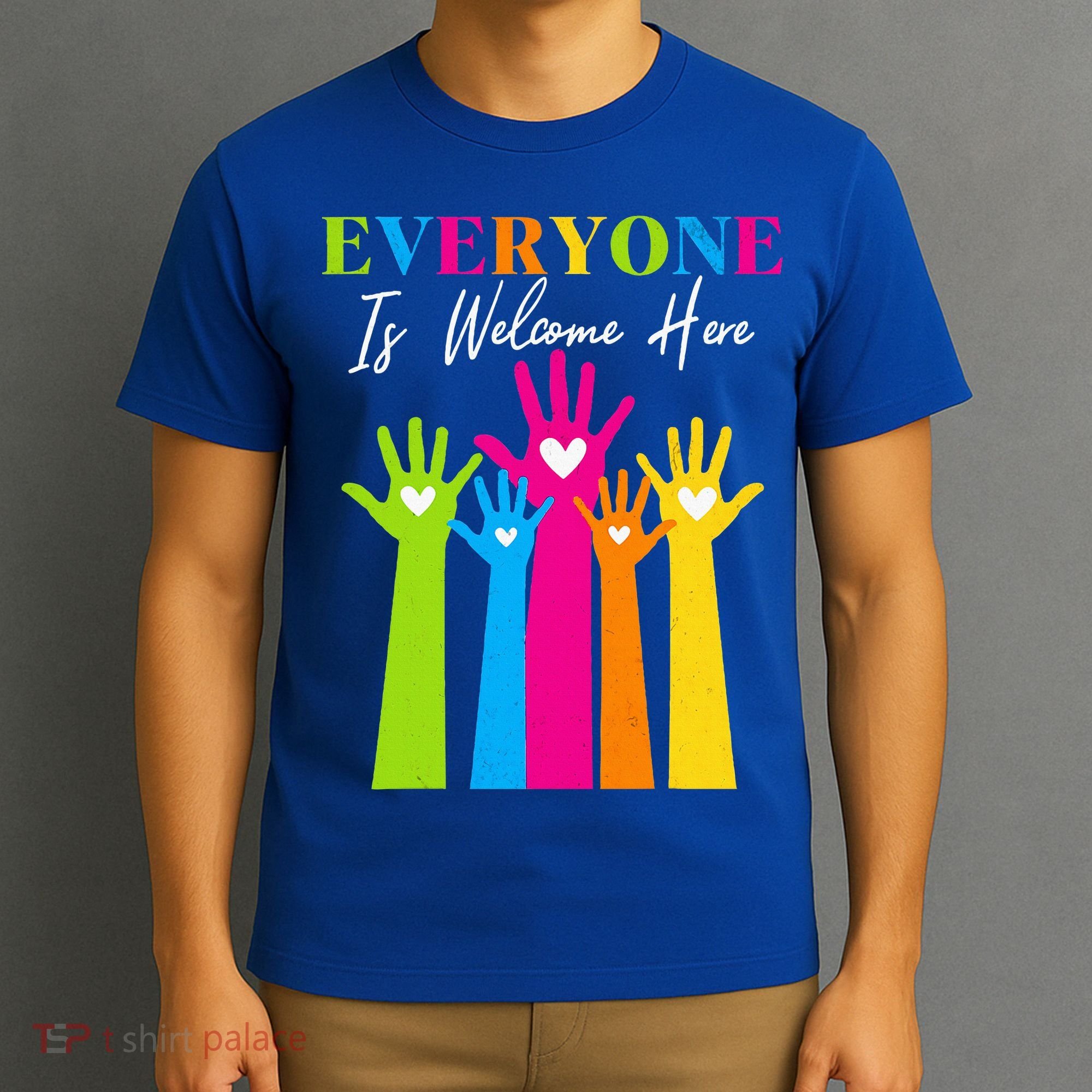 Everyone Is Welcome Here Idaho Teacher  T-Shirt