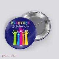 Everyone Is Welcome Here Idaho Teacher  Button thumb 0