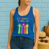 Everyone Is Welcome Here Idaho Teacher  Women's Tank Top thumb 2