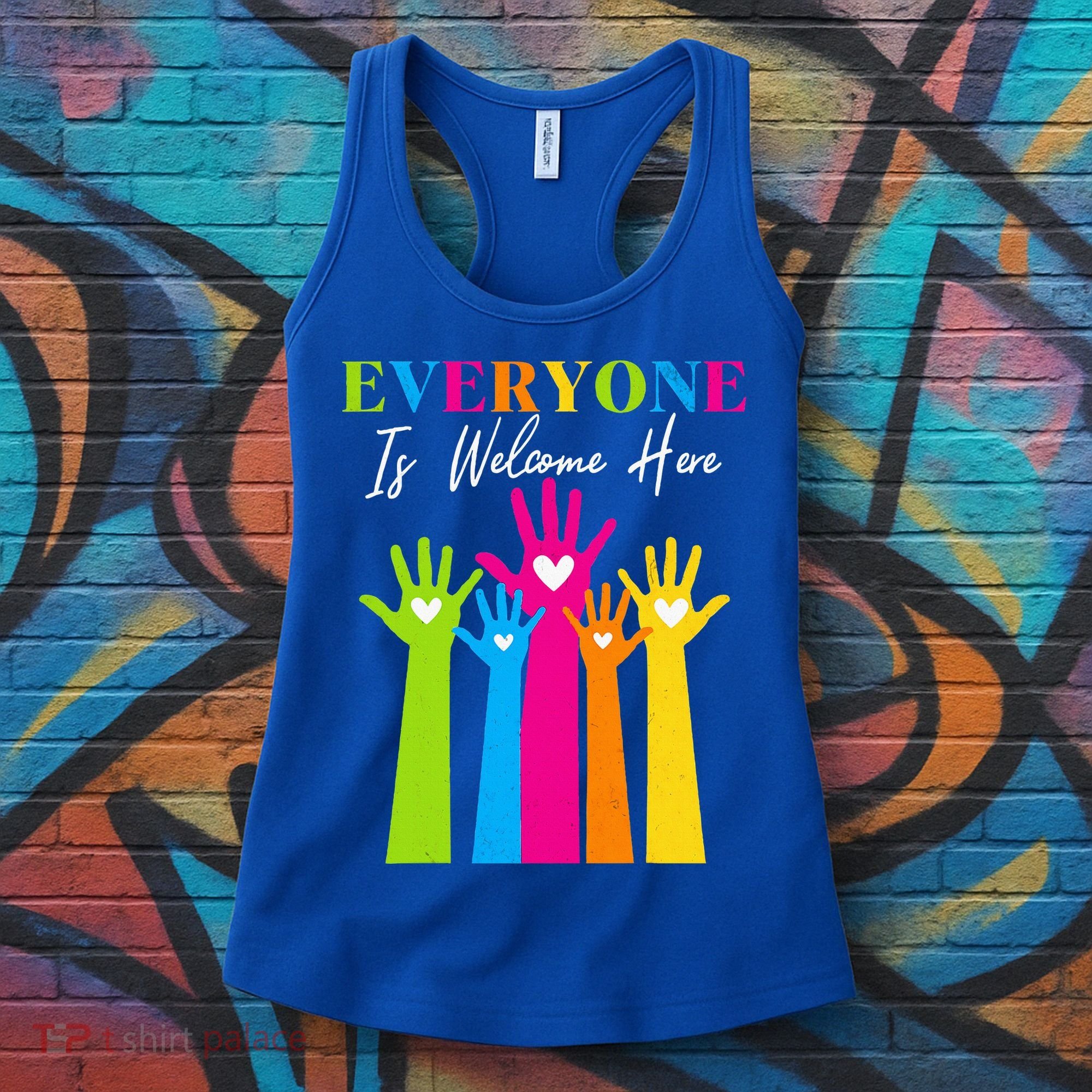 Everyone Is Welcome Here Idaho Teacher  Women's Tank Top