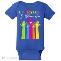 Everyone Is Welcome Here Idaho Teacher  Baby Bodysuit thumb 0