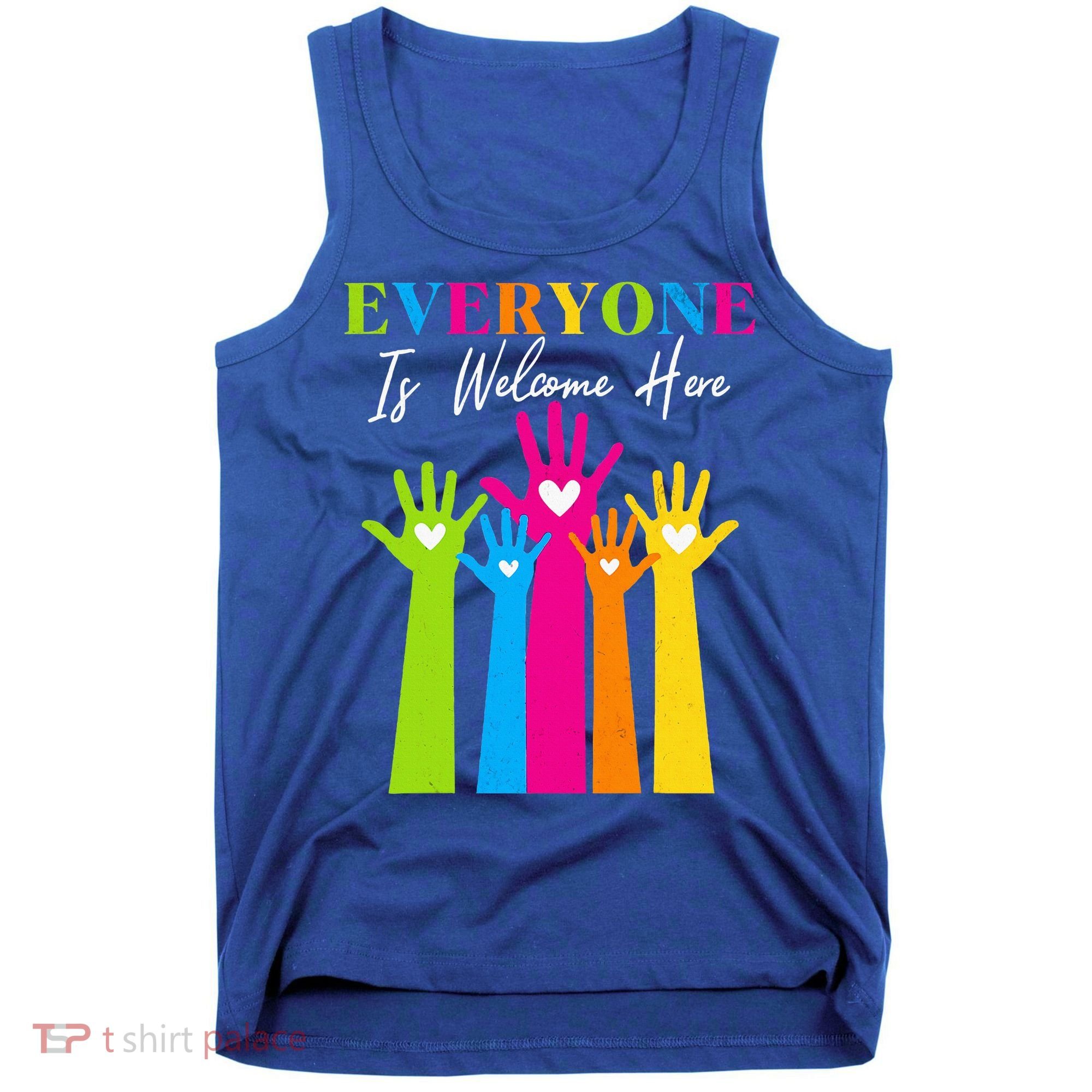 Everyone Is Welcome Here Idaho Teacher  Tank Top