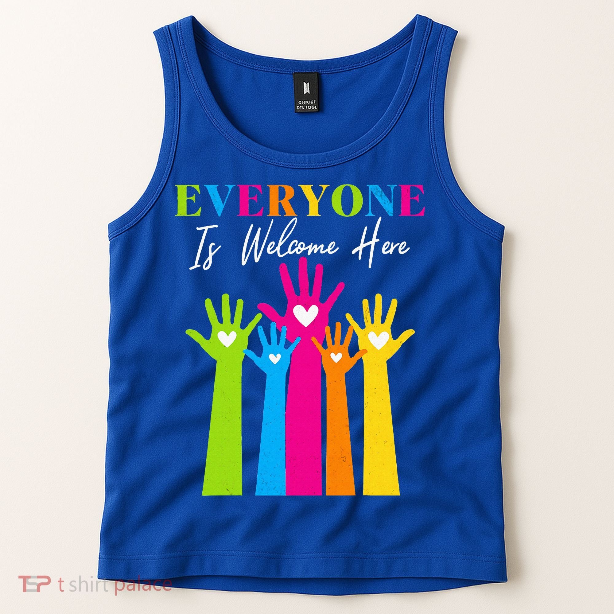 Everyone Is Welcome Here Idaho Teacher  Tank Top