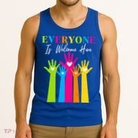 Everyone Is Welcome Here Idaho Teacher  Tank Top thumb 3