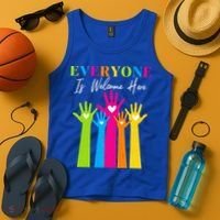 Everyone Is Welcome Here Idaho Teacher  Tank Top thumb 4