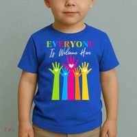 Everyone Is Welcome Here Idaho Teacher  Toddler T-Shirt thumb 2