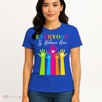 Everyone Is Welcome Here Idaho Teacher  Women's T-Shirt thumb 4