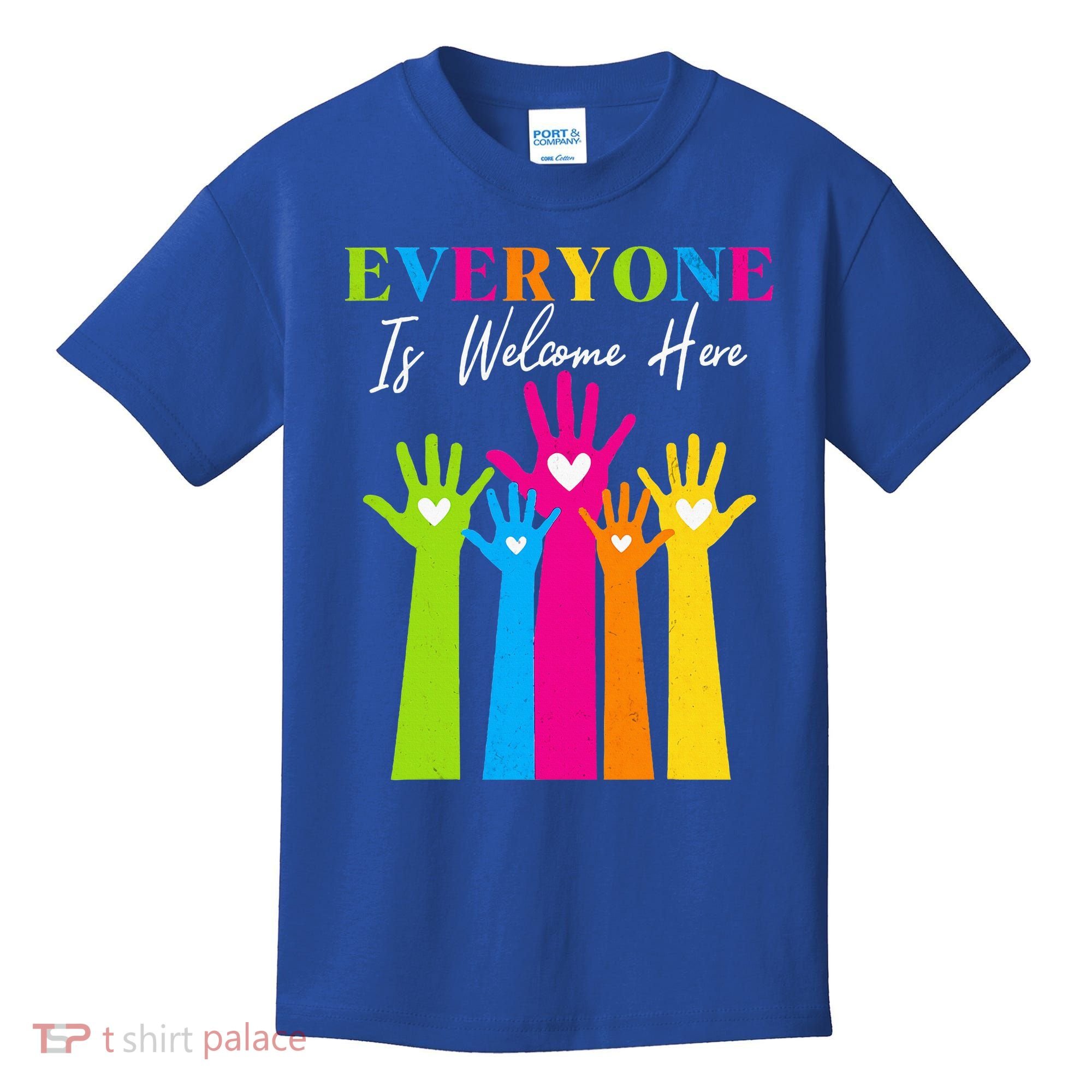 Everyone Is Welcome Here Idaho Teacher  Kids T-Shirt