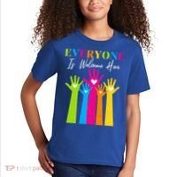 Everyone Is Welcome Here Idaho Teacher  Kids T-Shirt thumb 2