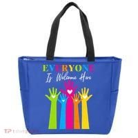 Everyone Is Welcome Here Idaho Teacher  Tote Bag thumb 0