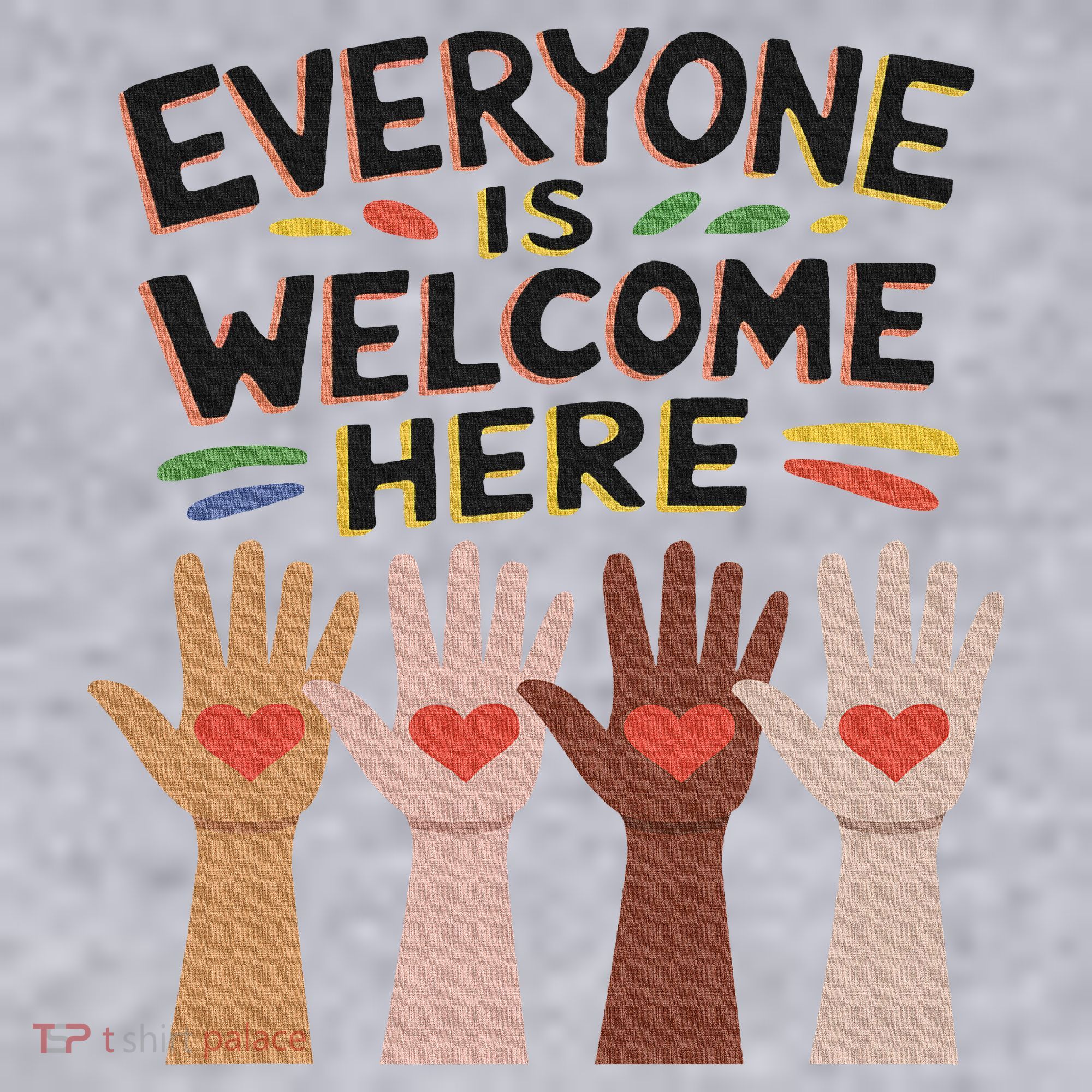 Everyone Is Welcome Here Idaho Teacher Women's Sweatshirt