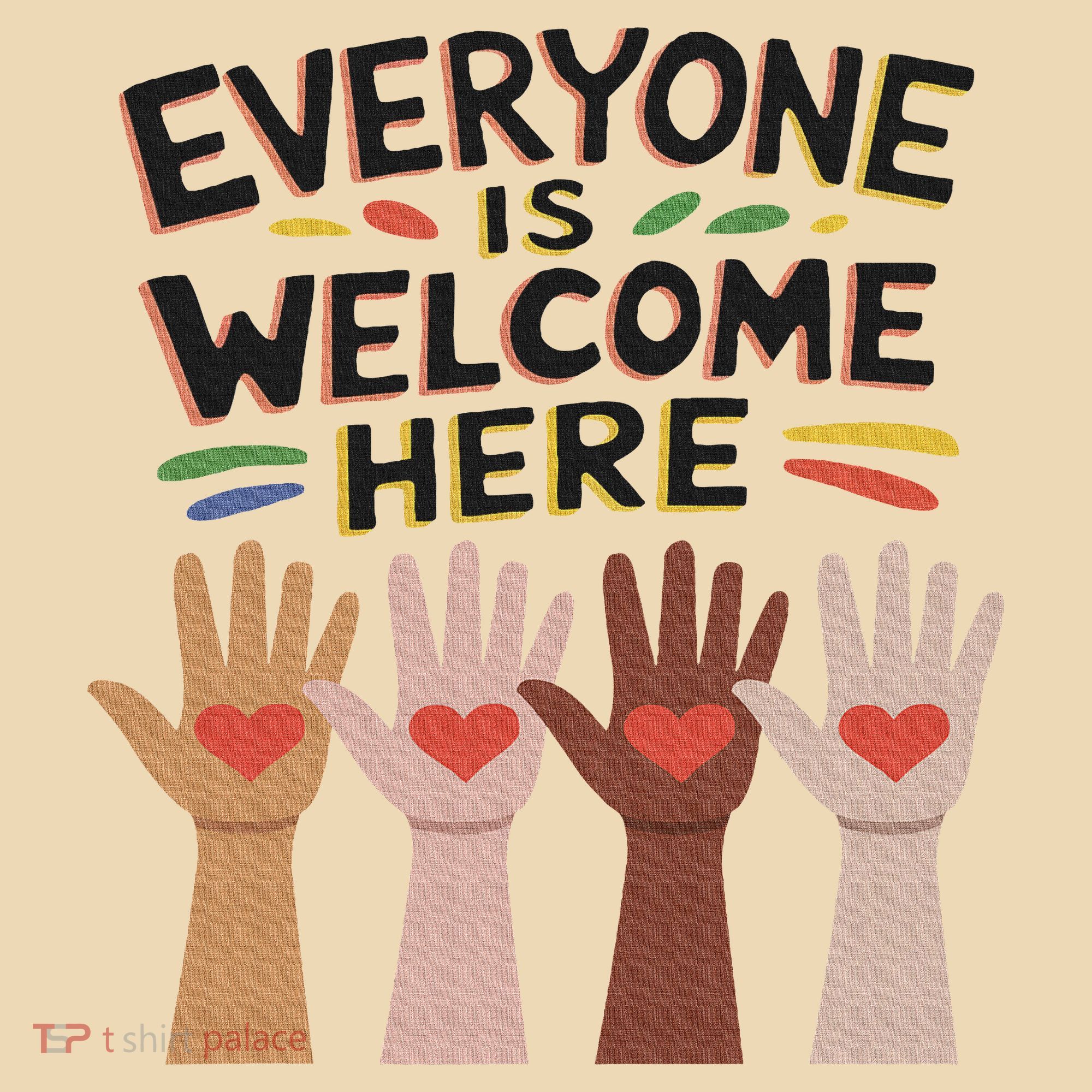 Everyone Is Welcome Here Idaho Teacher Tote Bag