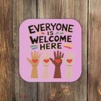 Everyone Is Welcome Here Idaho Teacher Coaster thumb 0
