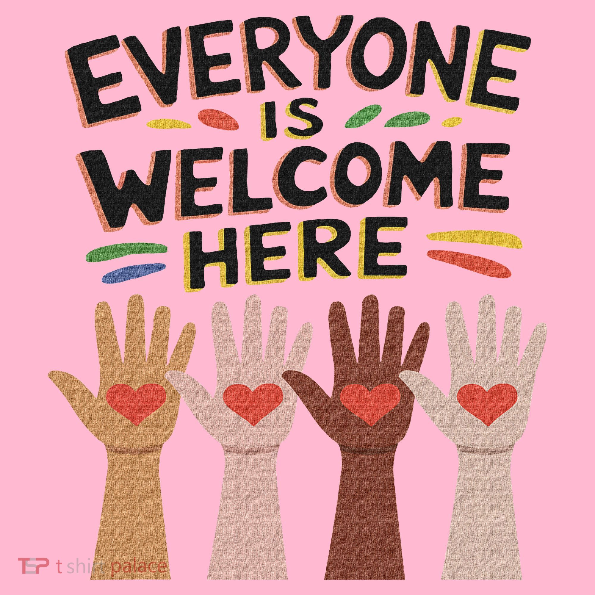 Everyone Is Welcome Here Idaho Teacher Coaster