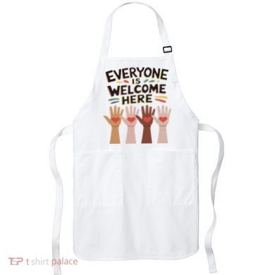 Everyone Is Welcome Here Idaho Teacher Apron