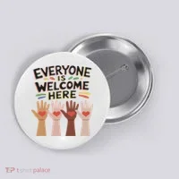 Everyone Is Welcome Here Idaho Teacher Button thumb 0