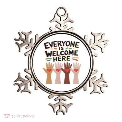 Everyone Is Welcome Here Idaho Teacher Ornament
