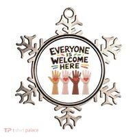 Everyone Is Welcome Here Idaho Teacher Ornament thumb 0