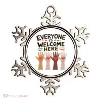 Everyone Is Welcome Here Idaho Teacher Ornament thumb 0